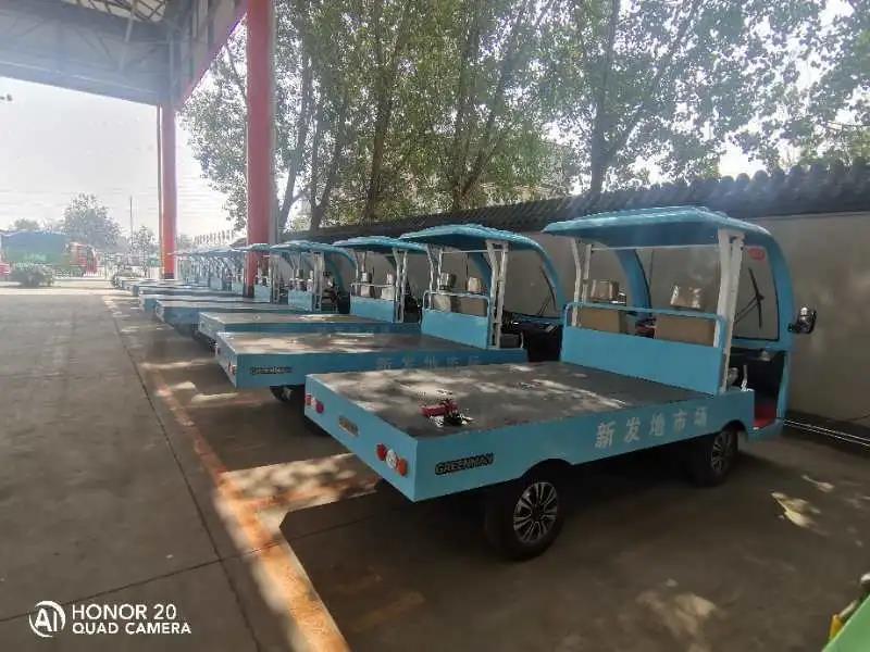 北京新發(fā)地市場(chǎng)復(fù)市·綠友電動(dòng)貨斗車大顯身手
